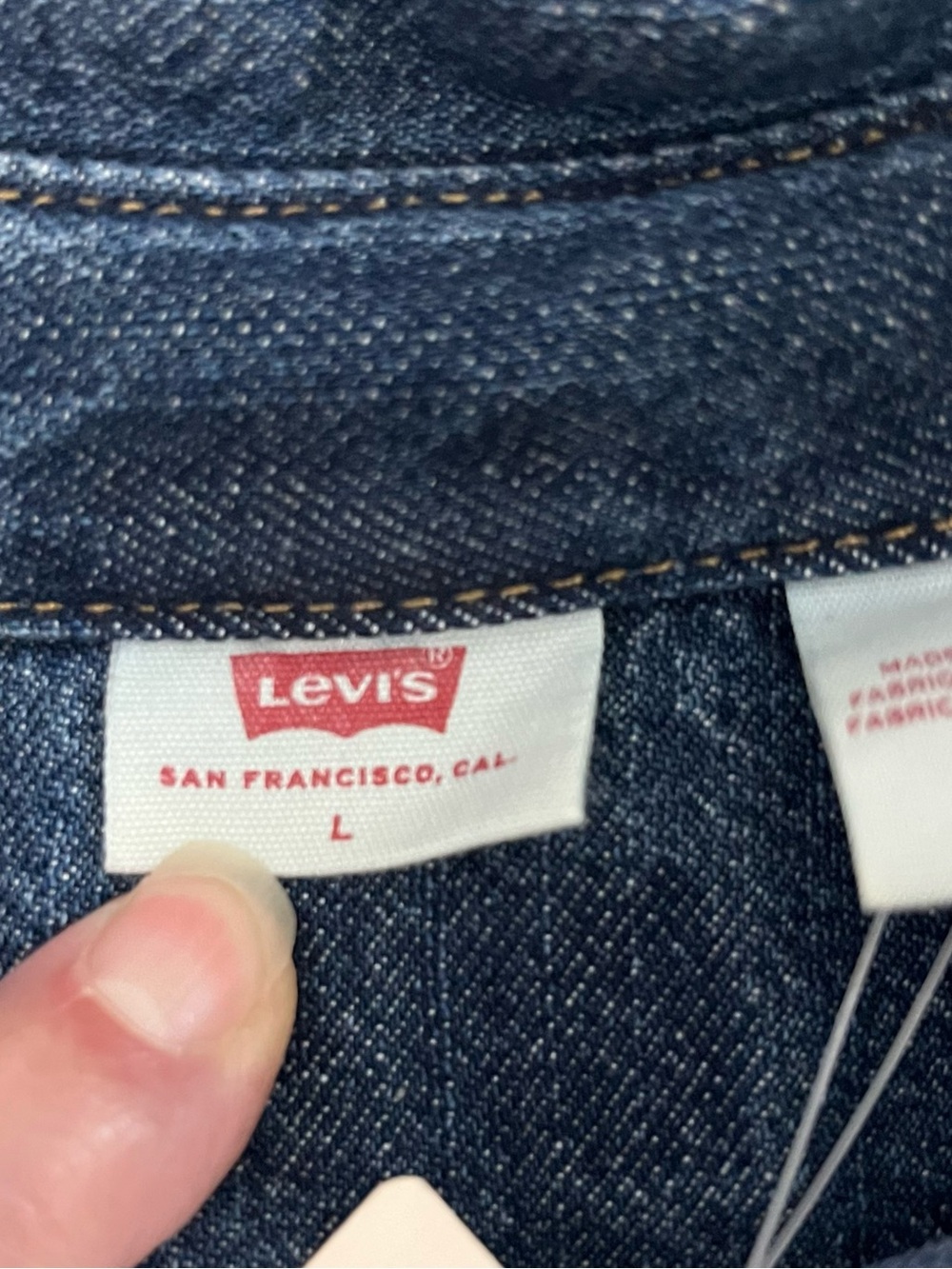 Levi's Women's Rinoa Denim Dress Size L Cotton 100% - Picture 13 of 16